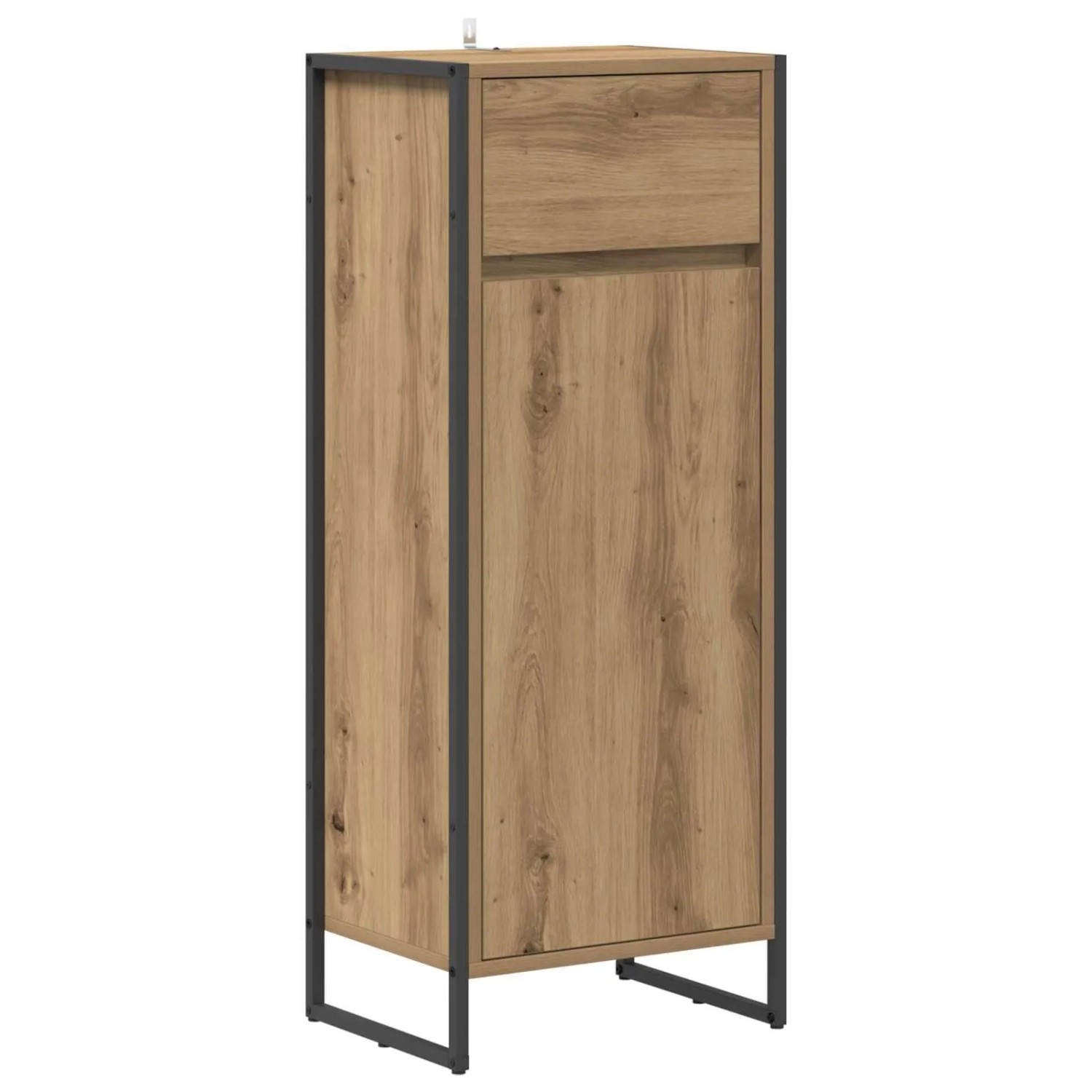 vidaXL Badezimmerschrank mit Tür Kunsthandwerk Eiche 40 x 30 x 100 cm 88650 günstig online kaufen