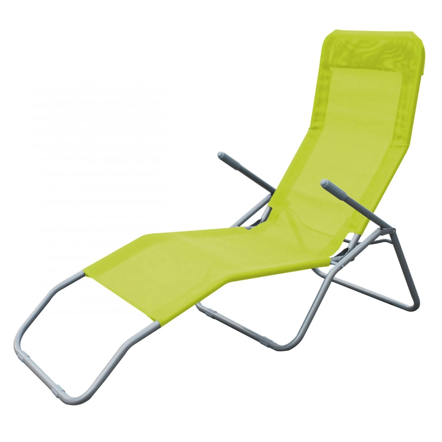 Lex Siestaliege Kippliege Sonnenliege Strandliege Gartenliege Klappbar Gelb günstig online kaufen