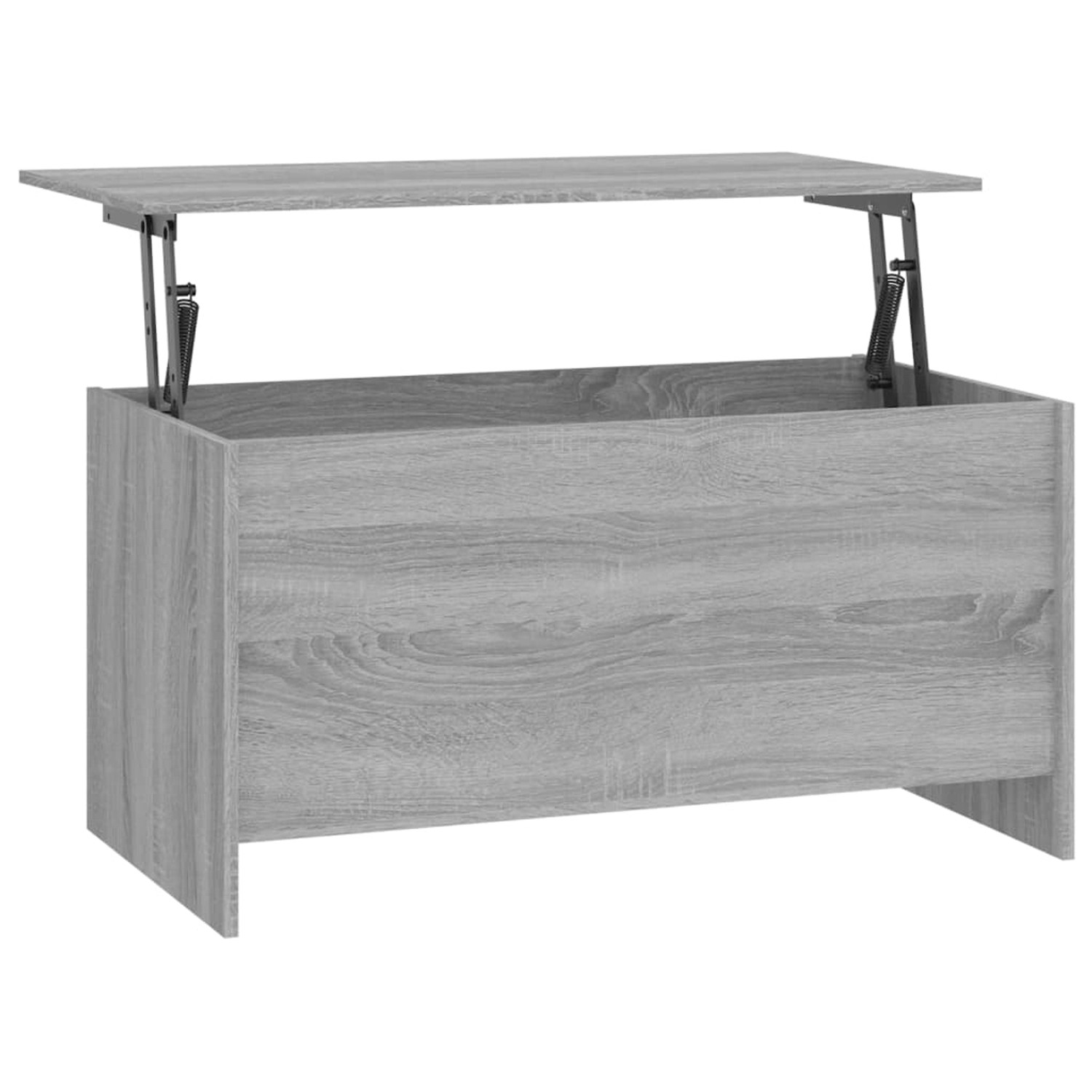 vidaXL Couchtisch Grau Sonoma 102x55,5x52,5 cm Holzwerkstoff günstig online kaufen