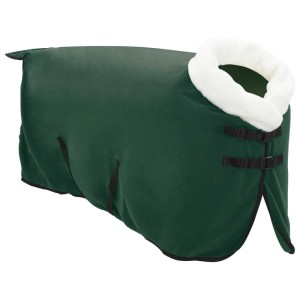 vidaXL Pferdedecke Dunkelgrün 115 cm Polarfleece 42013351