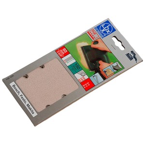 LUX Schleifstreifen-Set, 6-teilig, 93x180mm, für Schwingschleifer, Körnung K240, K320, K400.