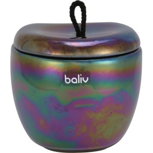 baliv Kosmetikdose Dark Wonder mit Flip-Flop-Effekt, Keramikdose für Badaccessoires.