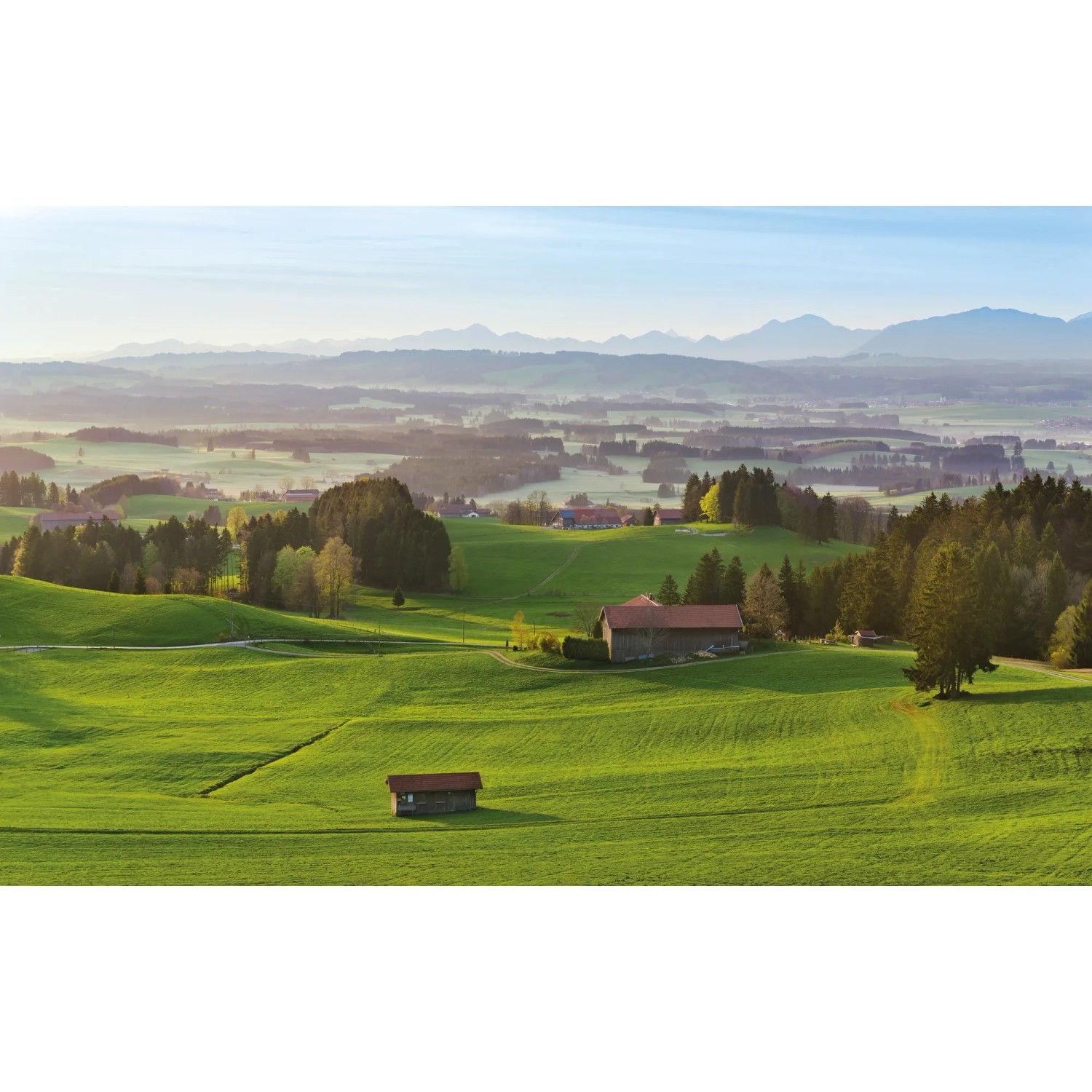 Vlies Fototapete Paradiesisches Bayern