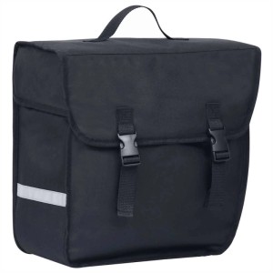 vidaXL Fahrradtasche für Gepäckträger Wasserdicht 21 L Schwarz 93252