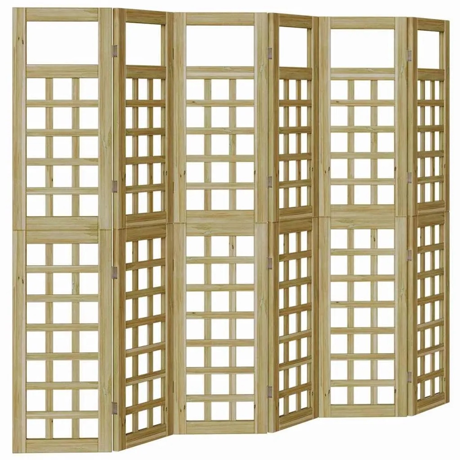 vidaXL Sichtschutz Honigbraun 240 x 180 cm Massivholz Kiefer 3385877