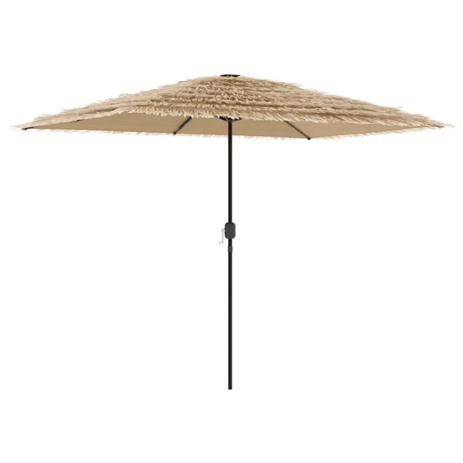 vidaXL Sonnenschirm mit LED und Stahlmast Braun 300x200x250 cm 4005118