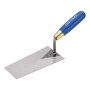 LUX Putzkelle Classic, 160 mm, mit blauem Griff für Putz- und Ausbesserungsarbeiten.