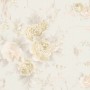 A.S. Création Vliestapete Romantico mit Blumenmuster in Champagner-Gold.