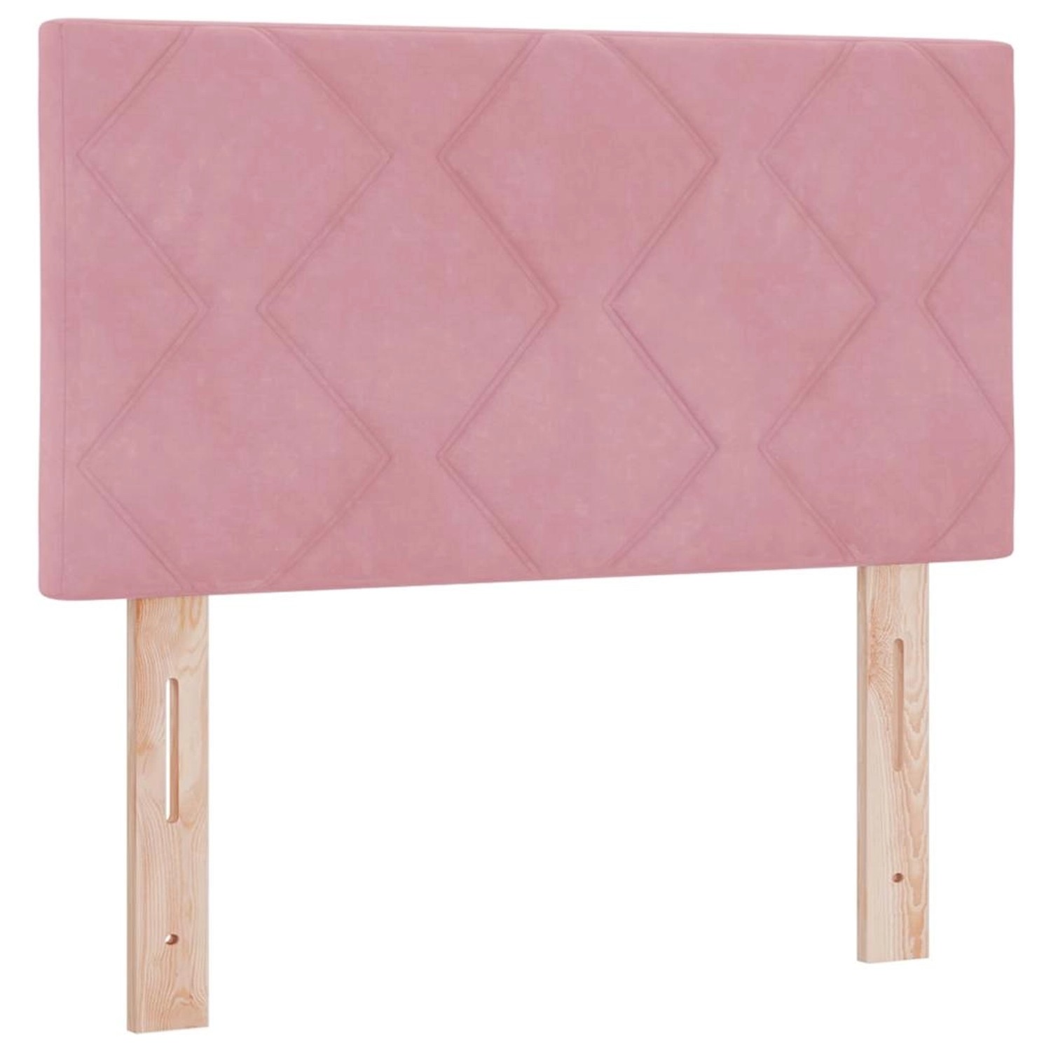 vidaXL LED Kopfteil mit LED-Streifenleuchten Rosa 80 cm Samt 3338186 günstig online kaufen