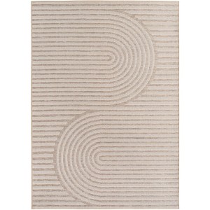 Beiger Ayyildiz Outdoor-Teppich Desert mit modernem Muster, 240x340 cm.