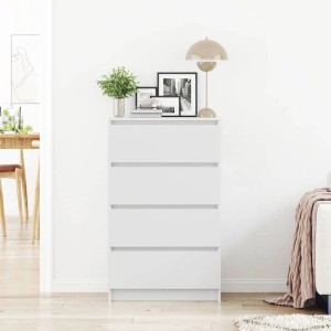 vidaXL Sideboard Weiß 60x35x98,5 cm Holzwerkstoff 800531