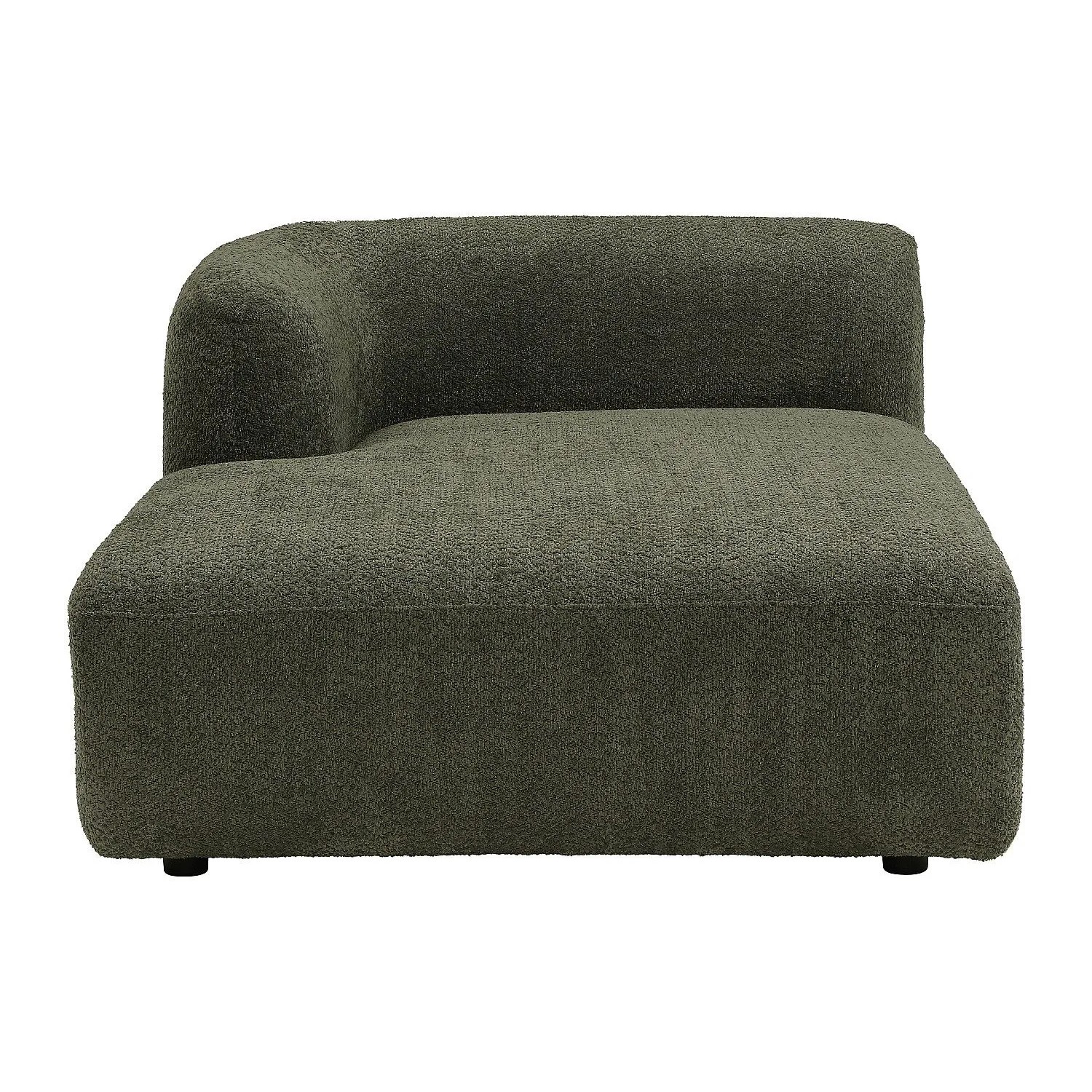 Vente-unique Recamiere Ohne Schlaffunktion Danepi Grün 113 cm