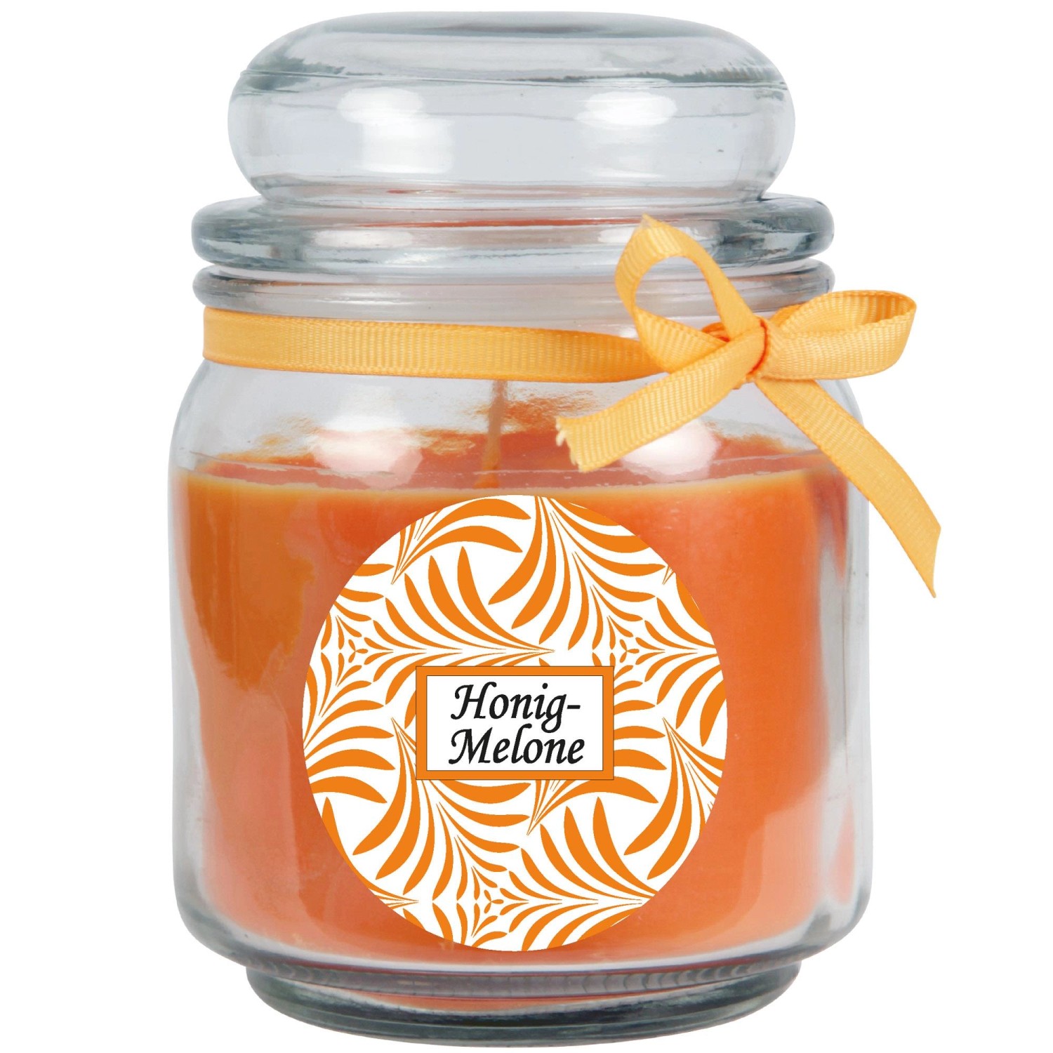 HS Candle Duftkerze & Glas Duft Schriftzug Bonbon Ø9 cm Honigmelone günstig online kaufen