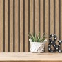 A.S. Création Vliestapete Holzpaneele in Braun mit Holzoptik für die Wandgestaltung.