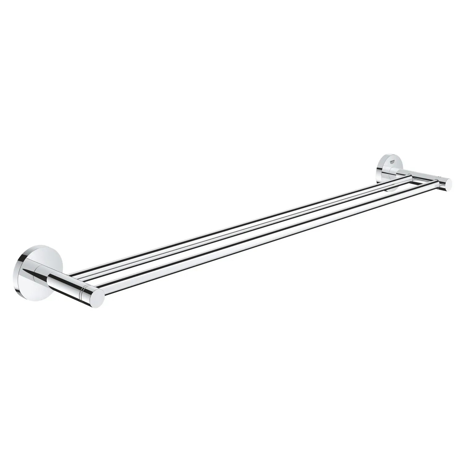 Grohe QuickFix Doppel-Badetuchhalter Start Chrom 654 mm