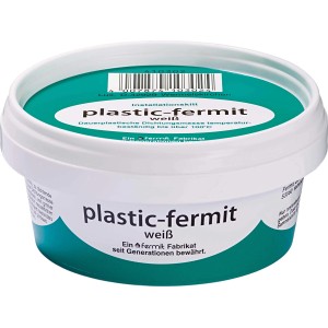 LUX Dichtpaste Installations-Kit 250g im weißen Behälter für Sanitärabdichtungen.