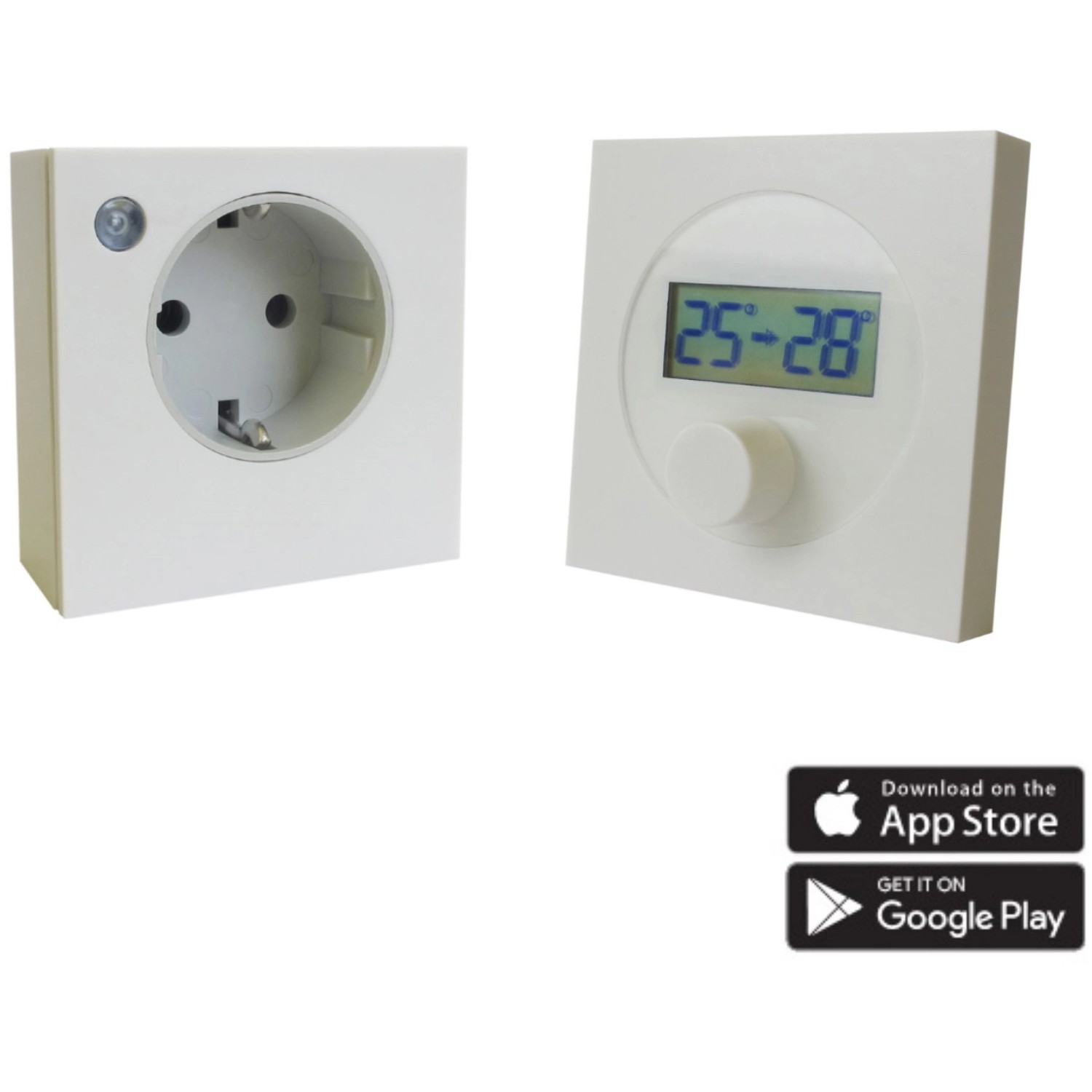 Ximax Funk-Thermostat Steckdosen-Set für Infrarotheizungen Weiß günstig online kaufen