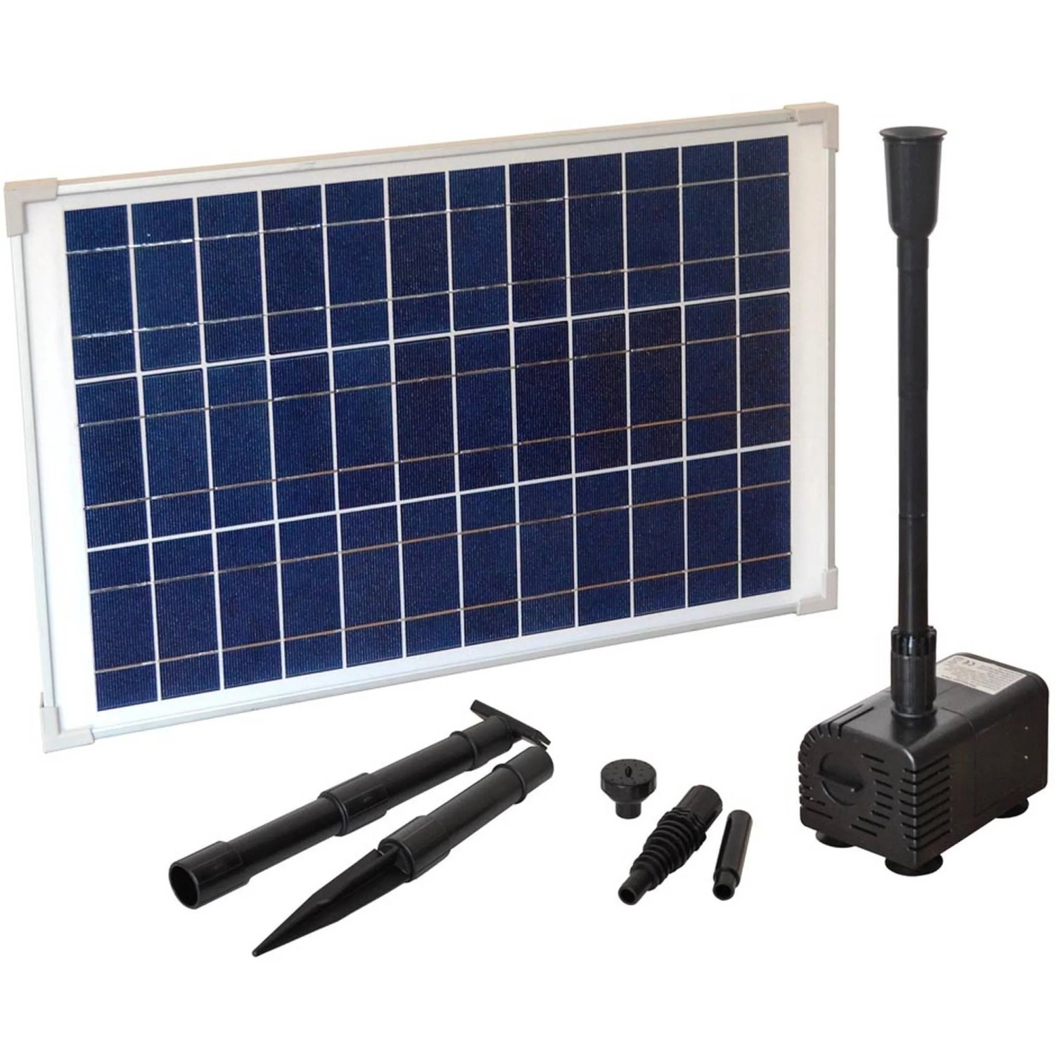 Heissner Solar-Teichpumpen-Set ca.1000,/h günstig online kaufen