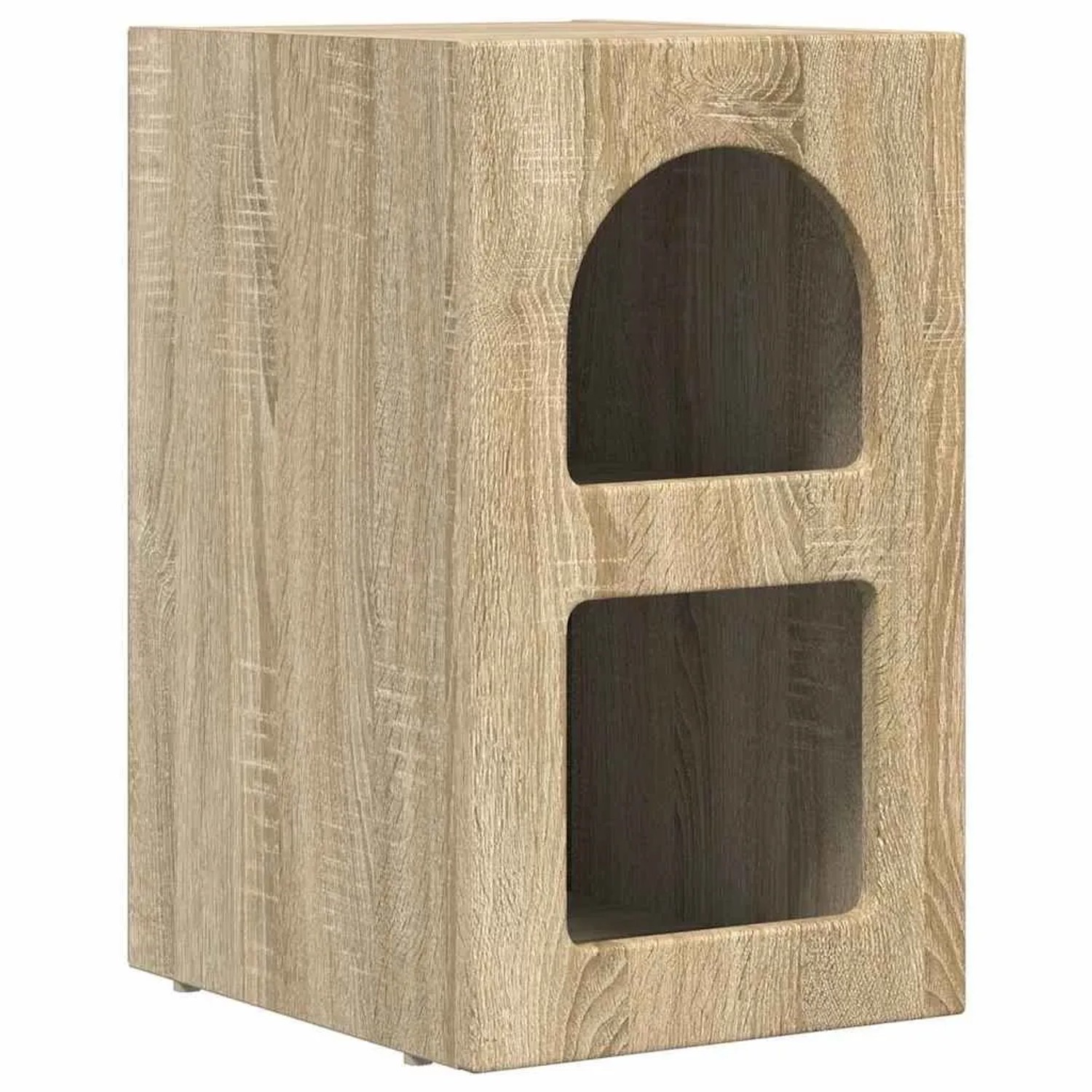 vidaXL Nachttisch Sonoma-Eiche 29,5 x 35 x 50 cm Holzwerkstoff 891228