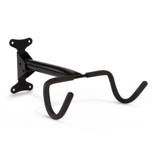 Klappbarer KARAT Fahrradhalter Bernie zur Wandmontage, schwarz.