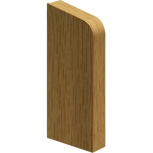 System 11 Endkappe links, Eiche, für Laminat & Parkett – Zubehör für saubere Abschlüsse.