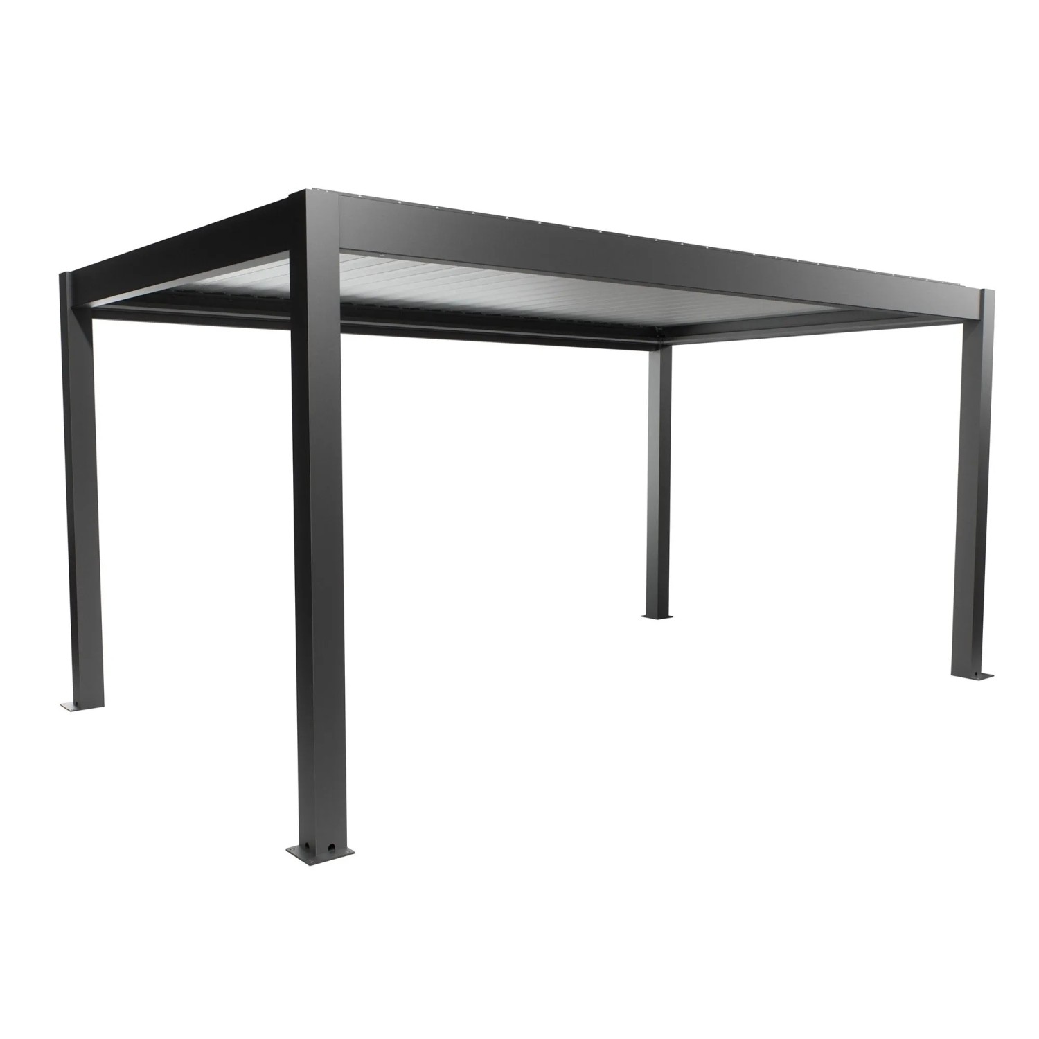 Biohort Pergola 5 m x 3 m Dunkelgrau-Metallic/Silber-Metallic