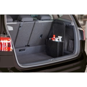 OBI Kofferraumtasche Größe S, schwarz-grau, zur Aufbewahrung von Autozubehör im Kofferraum.