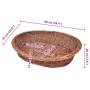 vidaXL Hundebett aus Weide Natur 90 cm 170340_6