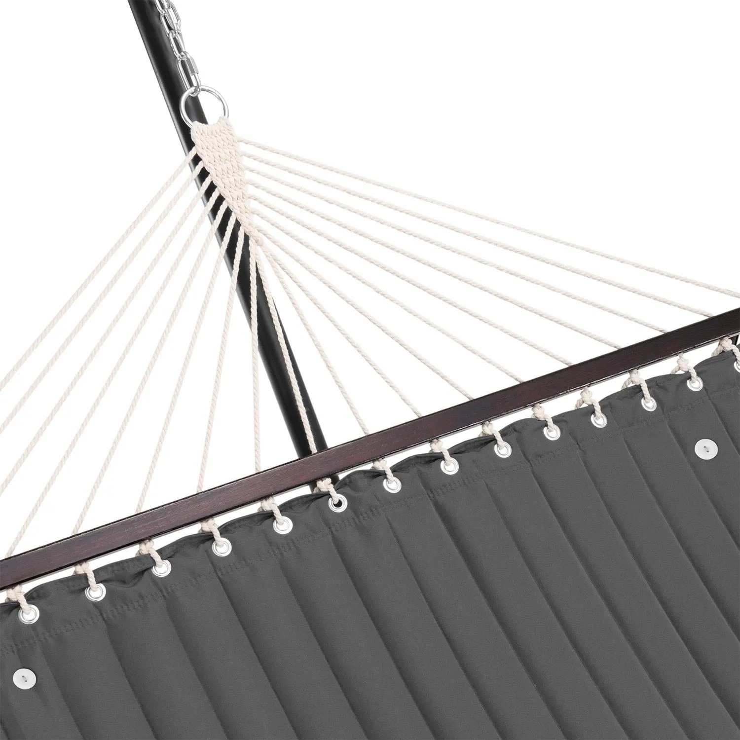 Juskys Hngematte mit Gestell Cata 360 x 120 x 115 cm 200 kg Anthrazit  kaufen bei OBI