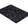 Schwarze Schöner Wohnen Fußmatte Orlando Terrazzo, 50x70 cm, für Innen- und Außenbereiche.