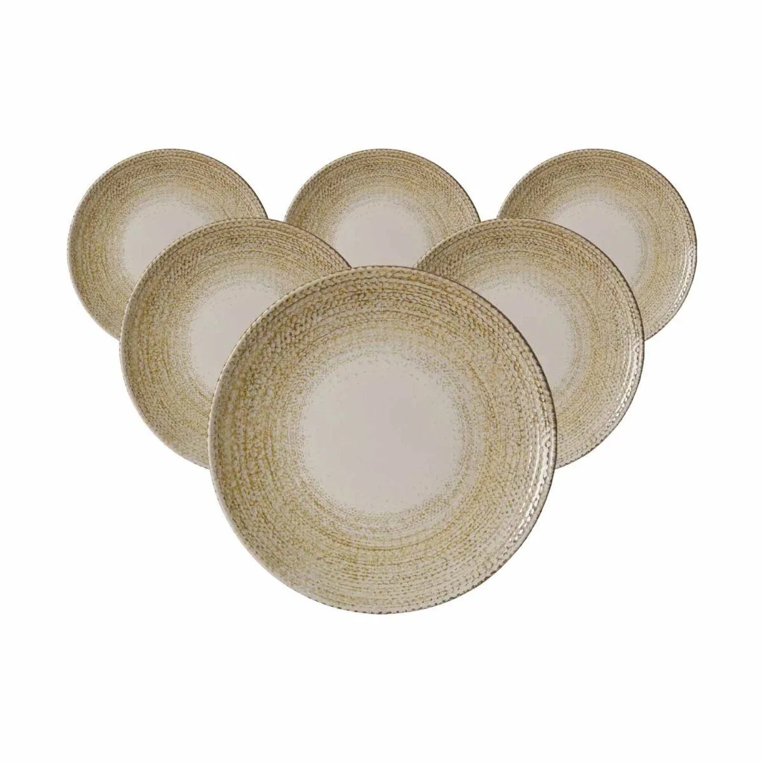Ritzenhoff & Breker Rimini Dessertteller 20,5 cm Sand 6er Set