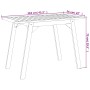 vidaXL Balkon-Set: Tisch aus Akazienholz, Maße 110x56x75 cm, Teil der Gartenmöbel.