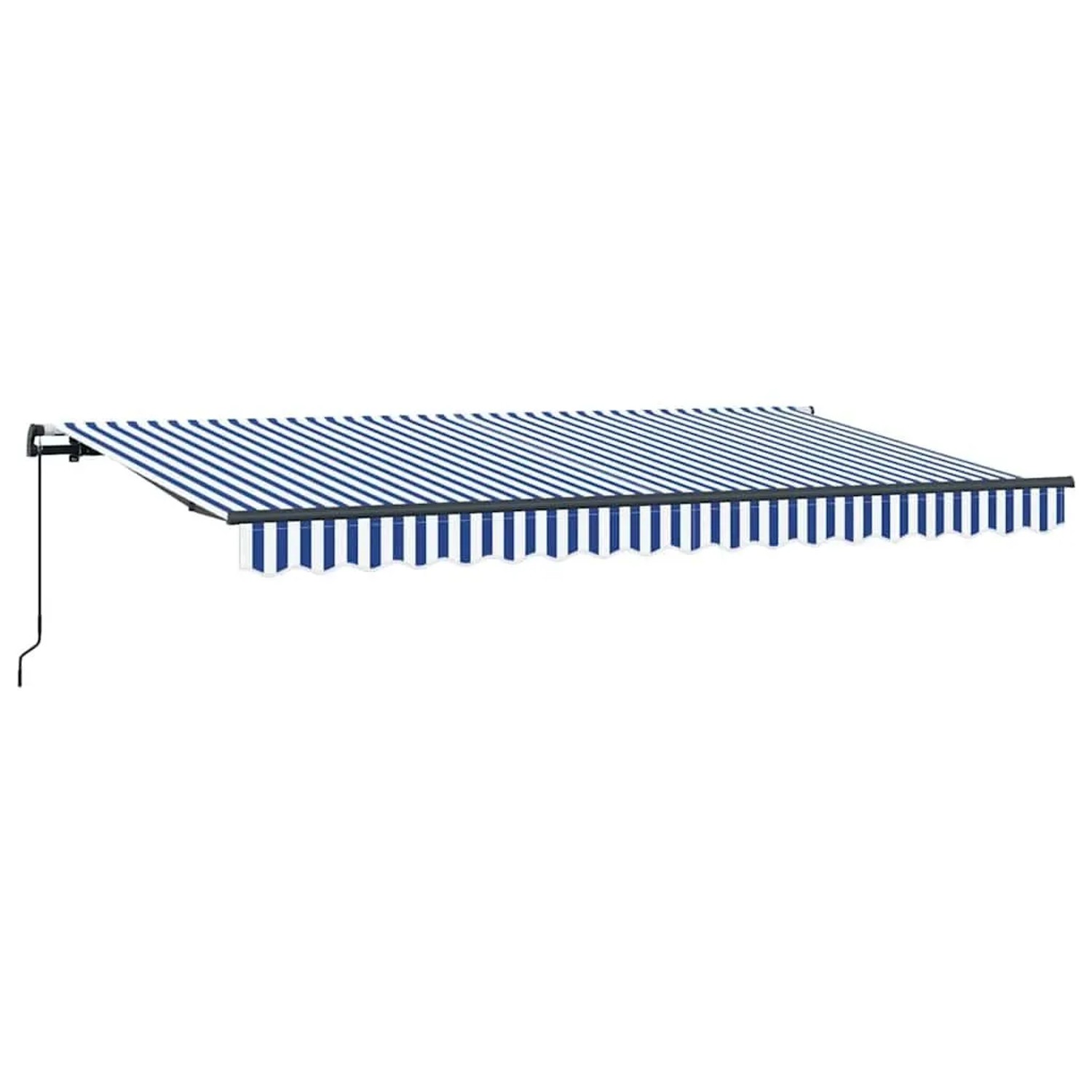 vidaXL Einziehbare Markise Blau 400 x 200 cm Stoff 3329766
