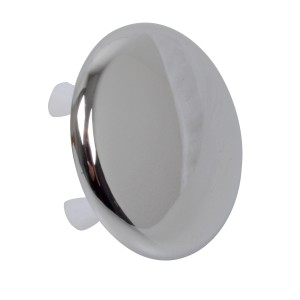 Kirchhoff Waschtisch Überlaufrosette, Chrom, 18-22 mm, zum Klemmen. Zubehör für Waschtische.