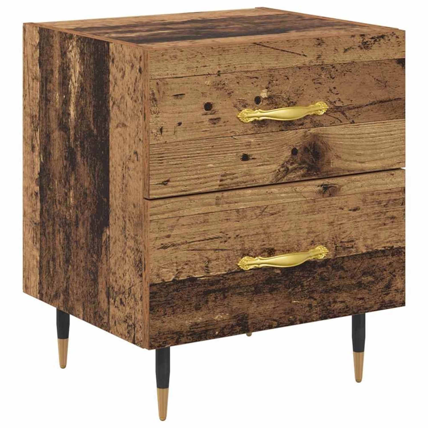 vidaXL Nachttisch Altholz 40 x 35 x 47,5 cm Holzwerkstoff 881977 günstig online kaufen
