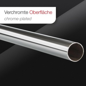 SOTECH Schrankstange Rund Ø25 mm Länge 1000 mm Chrom Poliert