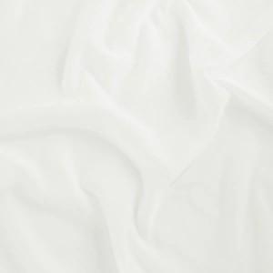 Weißer, transparenter Bricoflor Vorhang Lisa mit verdeckten Schlaufen. Ideal für Wohnzimmer und Schlafzimmer.