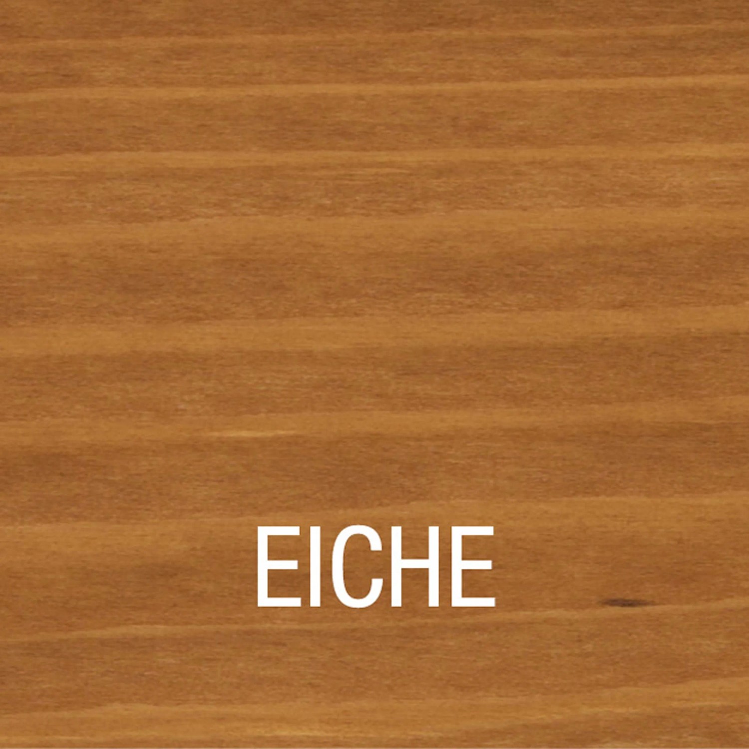 Holzbeize Eiche von Bondex, Farbton auf Holz dargestellt.