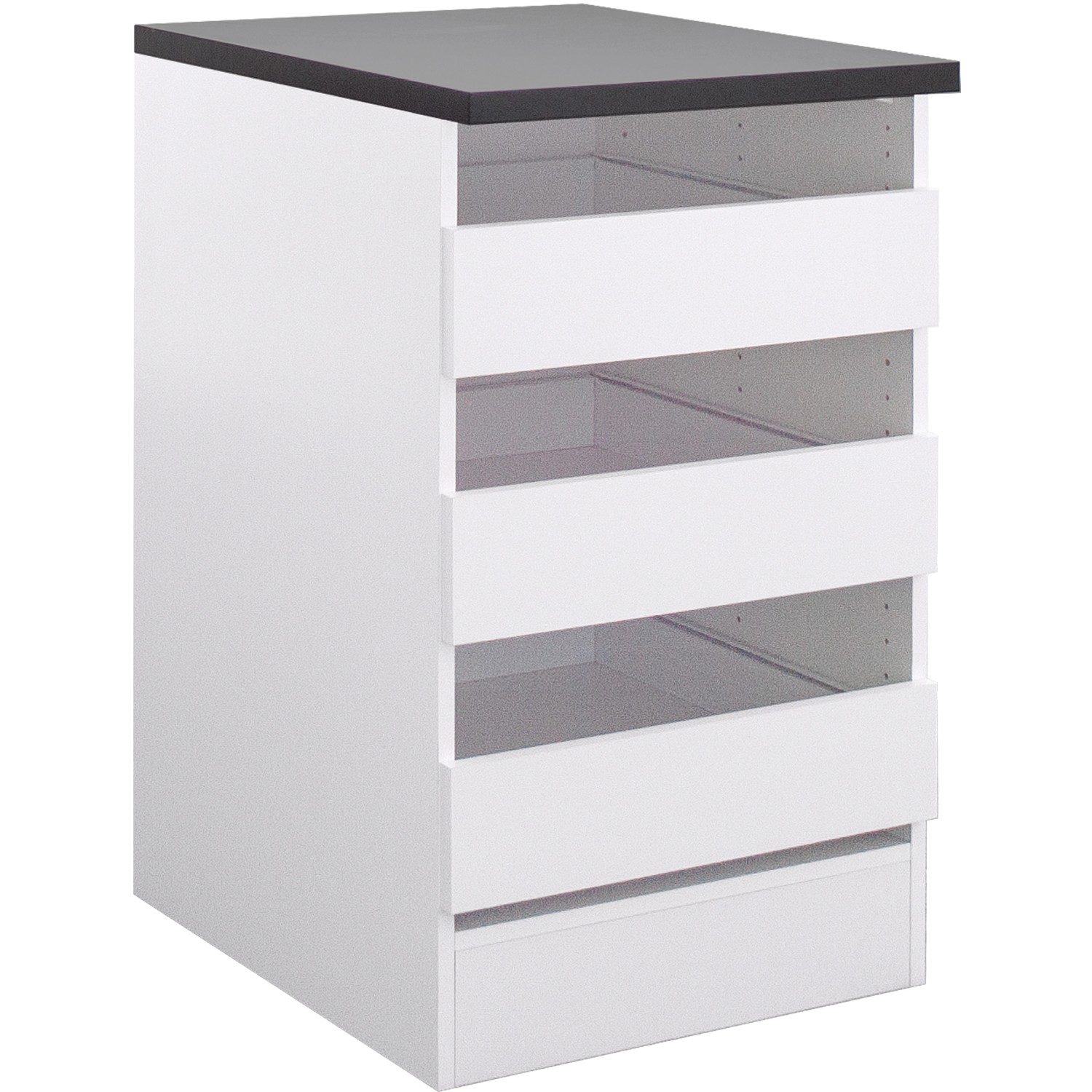 Optifit Unterschrankregal Salo214 50 cm x 84,8 cm x 60 cm Weiß