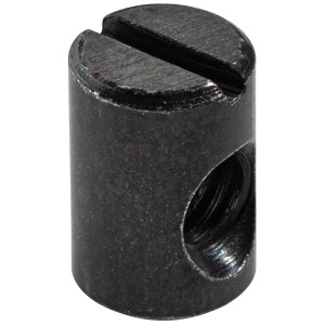 Hettich Kloben für Verbindungsschraube M6/10 mm aus geschwärztem Stahl.