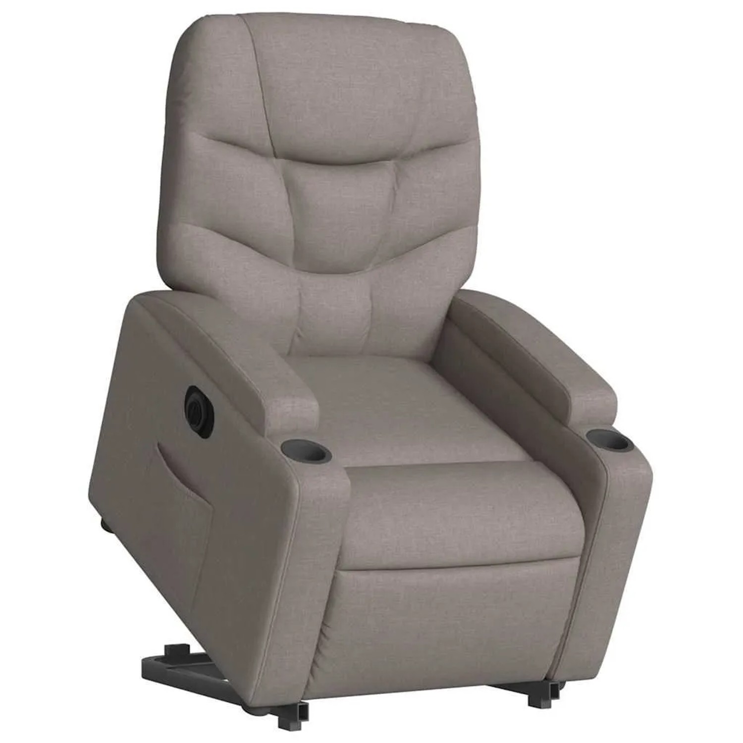 vidaXL Relaxsessel mit Aufstehhilfe Elektrisch Taupe Stoff 3204628 günstig online kaufen