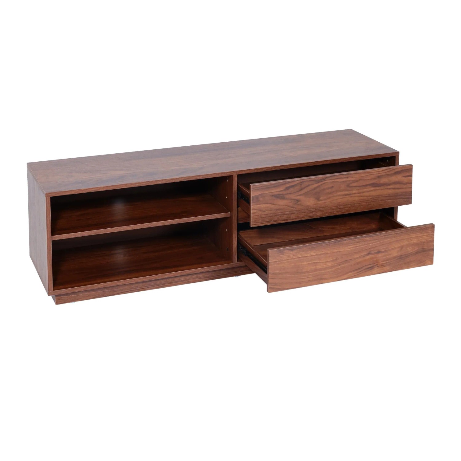 MCW TV-Rack J78 MDF 42x140x40cm Walnuss-Optik