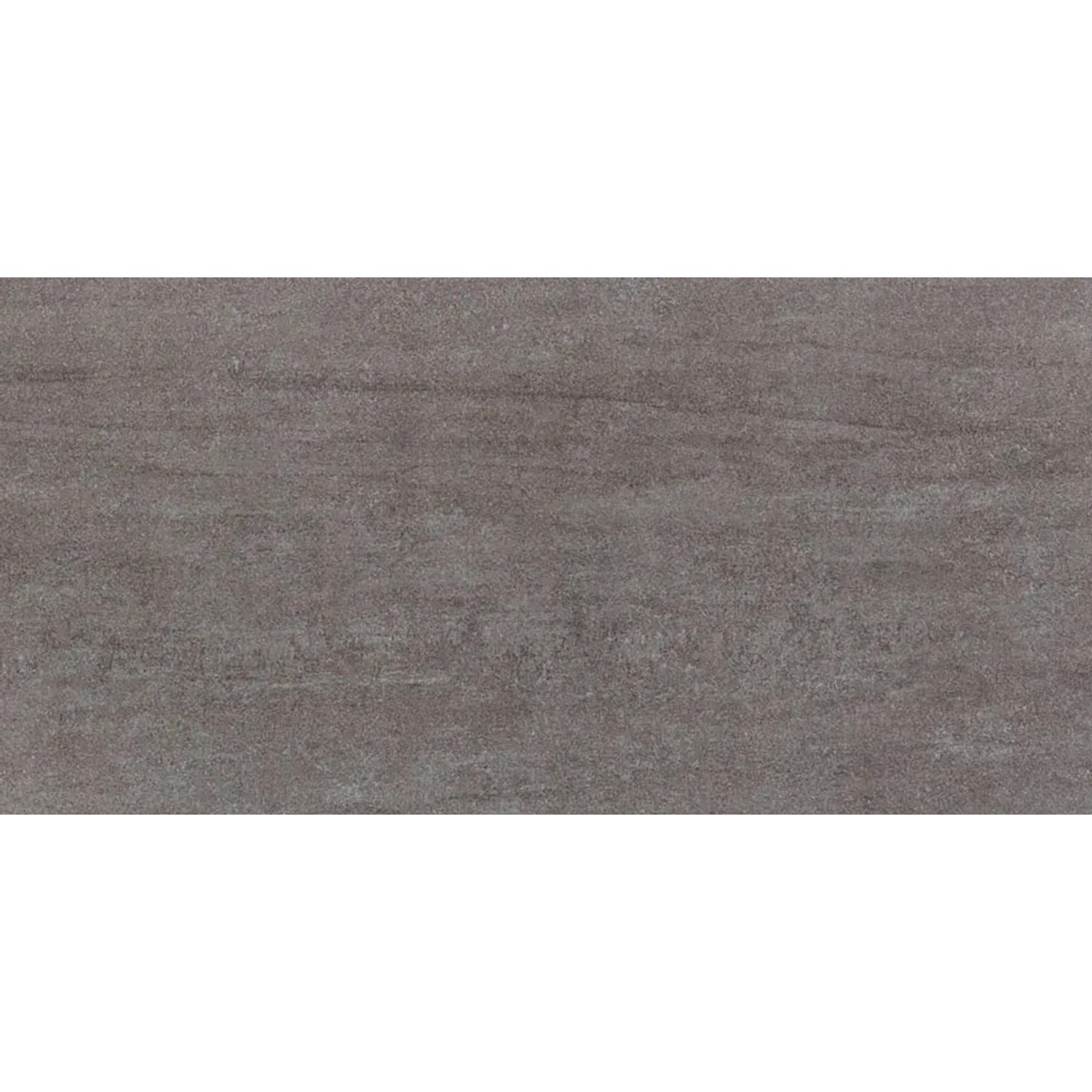 Graue, glasierte Feinsteinzeug Bodenfliese Feng in Betonoptik, 30x60 cm.