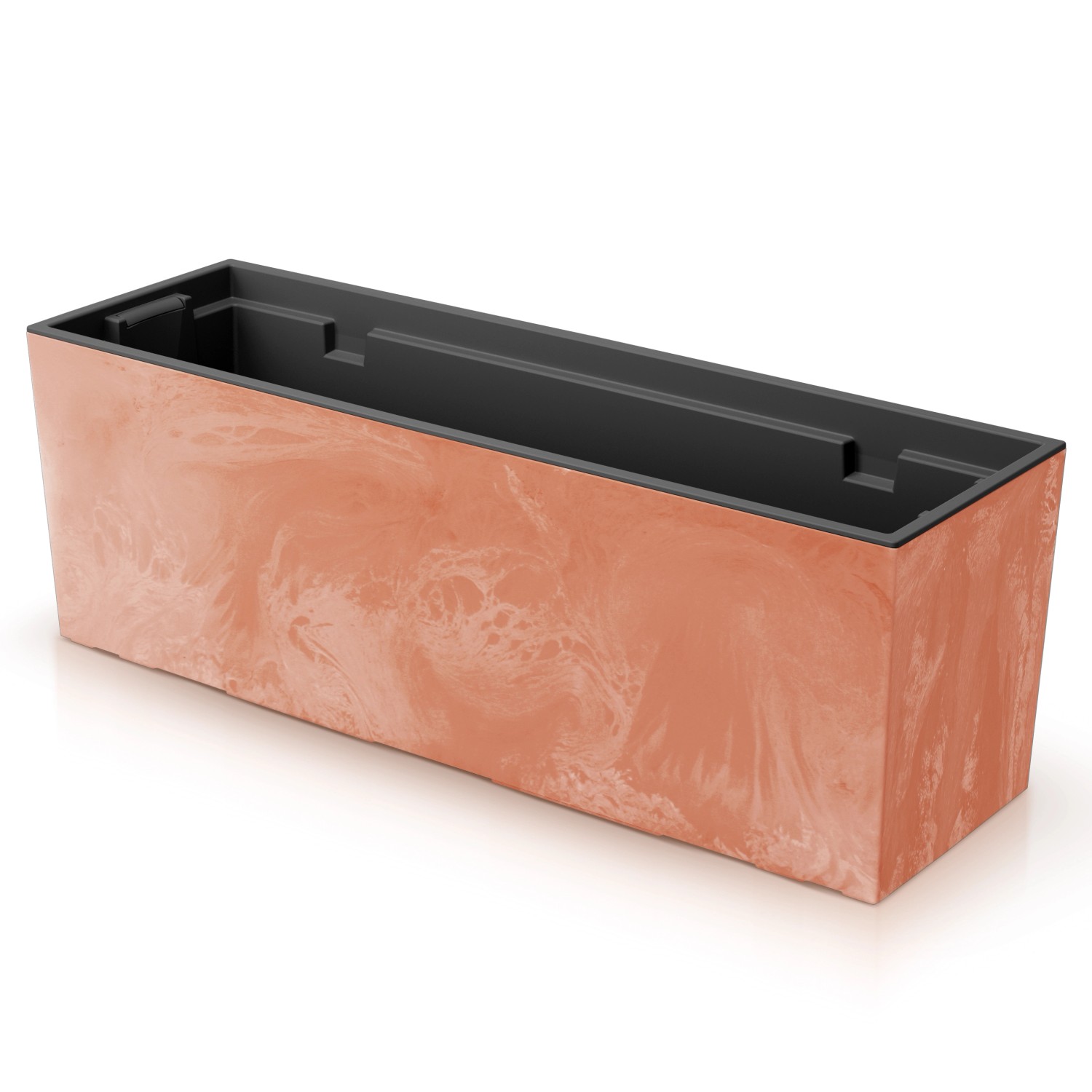 Prosperplast Pflanzkasten Urbi Beton Effect 12 L Terracotta günstig online kaufen
