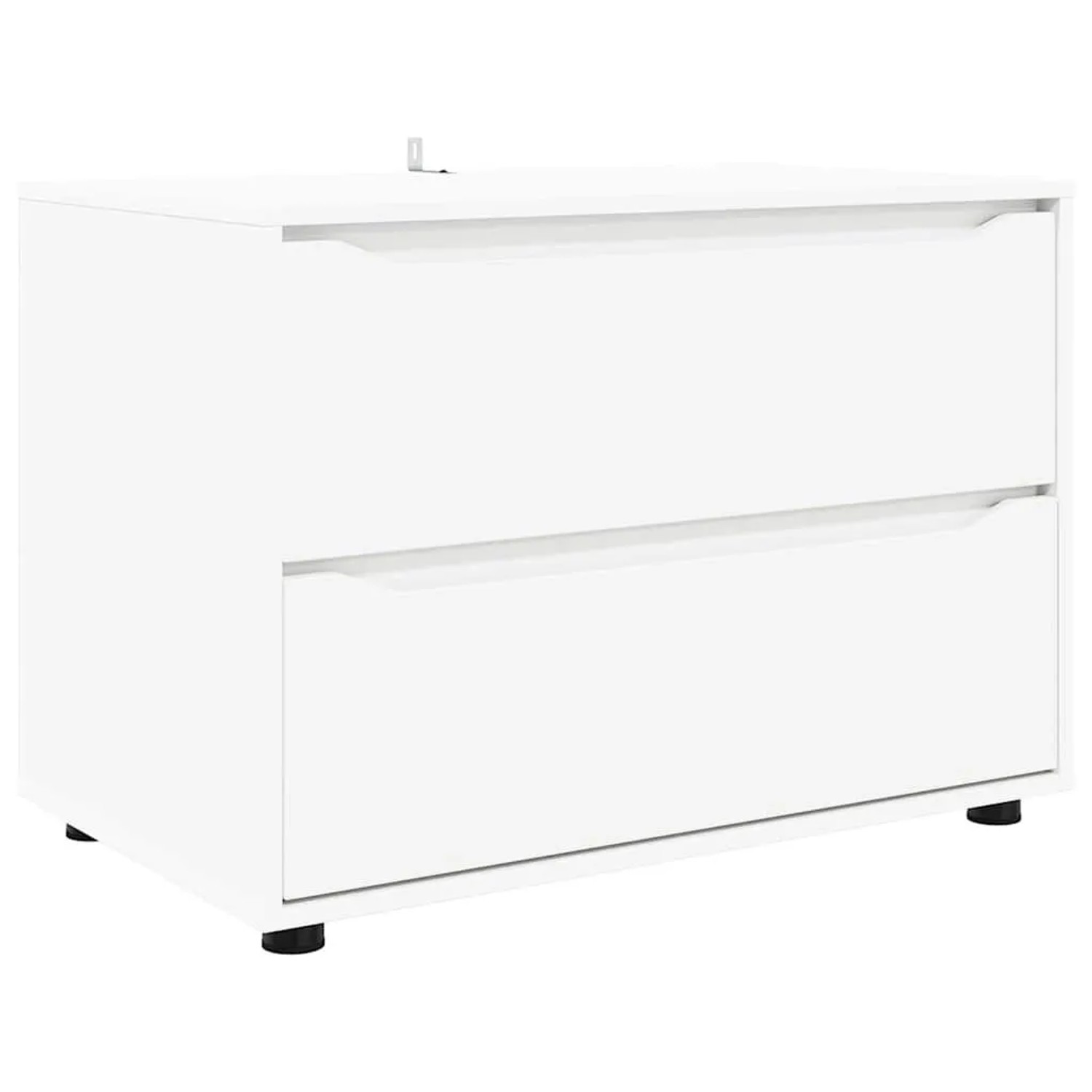 vidaXL Aufbewahrungsschrank Weiß 80 x 48 x 57 cm Holzwerkstoff 888817 günstig online kaufen