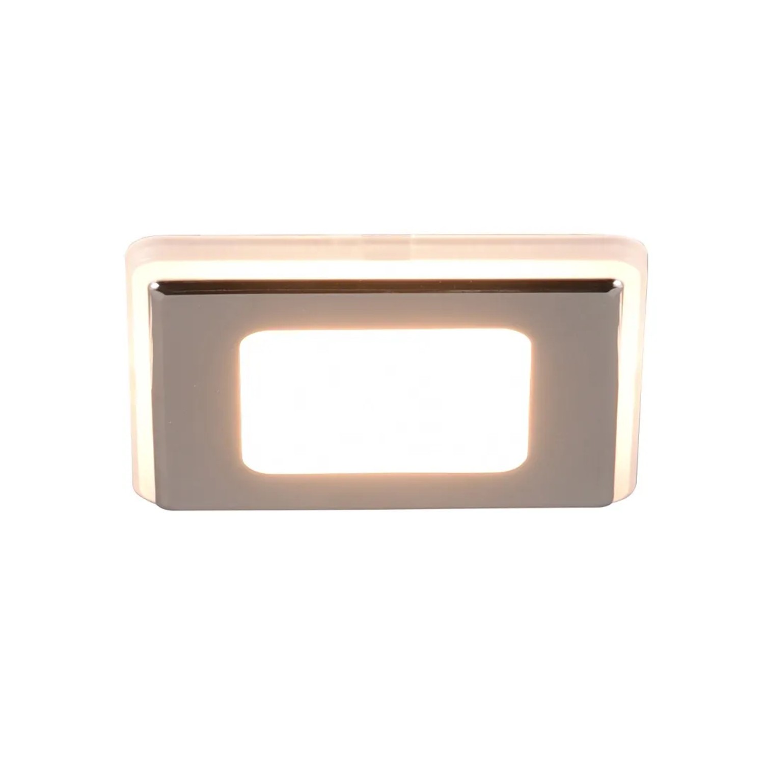 Plafonnier Led - Design Curved - 24W - Blanc - Bureau - Intérieur