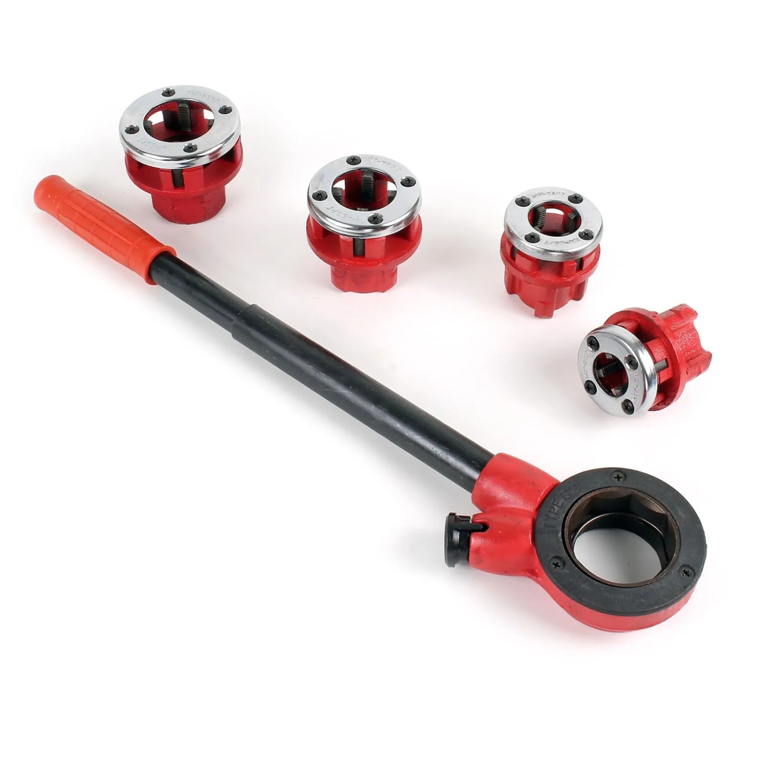 Wiltec Gewindeschneider Set 7Tl. Rohrschneider Schneidkluppe Schneideisen Stahl
