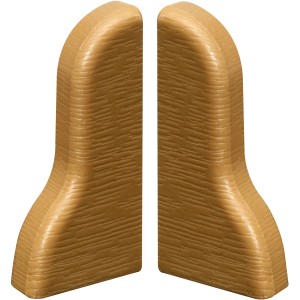 System 8 Endkappen in Buche (2 Stück) für Laminat und Parkett.