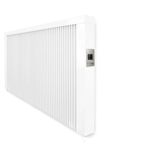 anapont Elektrischer Premium Heizkörper 2400 Watt W-LanSteuerung Elektroheizkörper Mit Speicherstein Schamotte - Energiesparend - Made In Germany