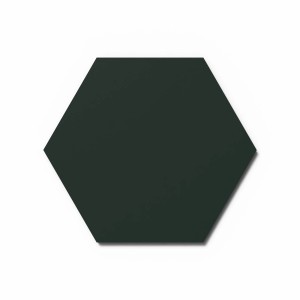 Designpaneel Hexagon Lino Conifer Clear, MDF schwarz, 50x50cm. Akustikpaneel.